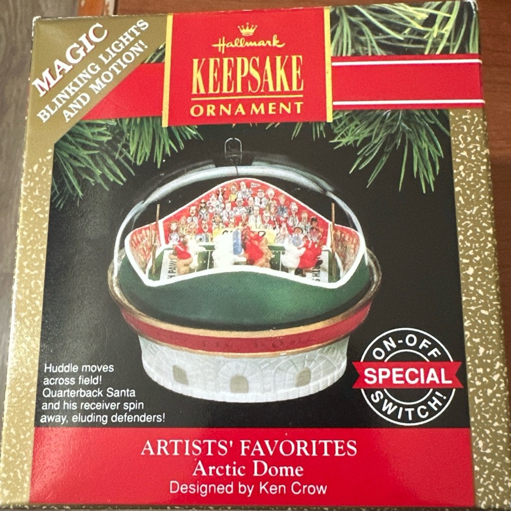 Christmas 1991 Arctic Dome Hallmark Ornament